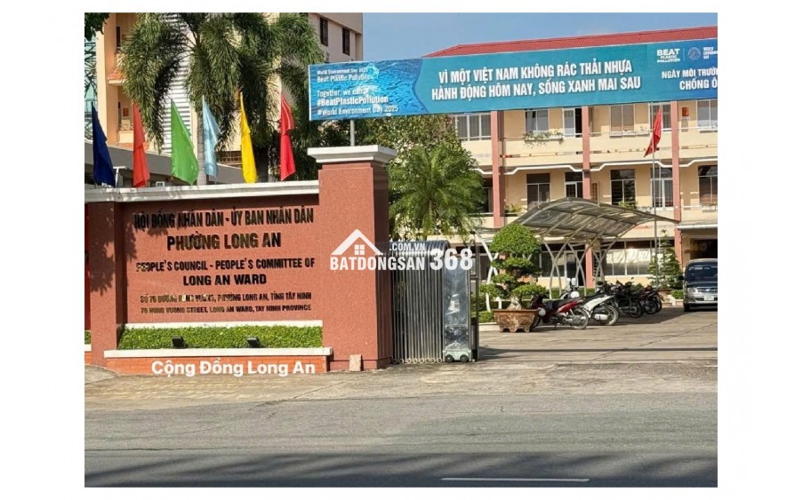 CHÍNH CHỦ CẦN BÁN ĐẤT NGAY TRUNG TÂM TP. TÂN AN LONG AN – 80M² – SHR – GIÁ CHỈ 1 TỶ 1